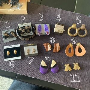 VINTAGE CLIP ON EARRINGS